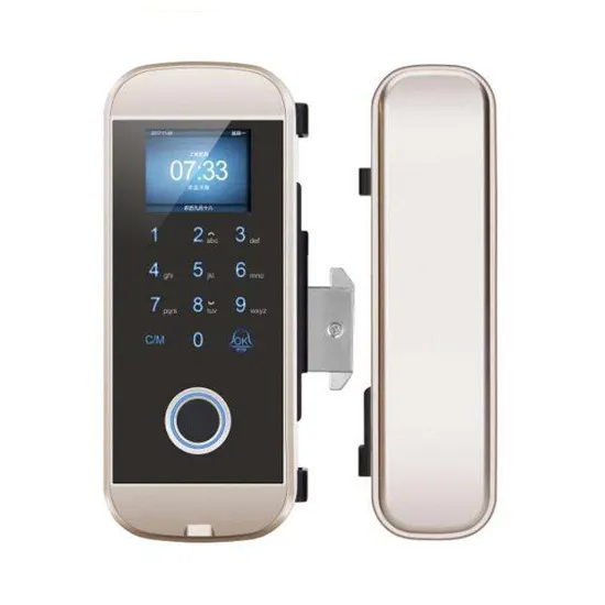 Serrures de porte numériques à écran tactile de verrouillage des systèmes d'entrée de porte sans clé RFID
