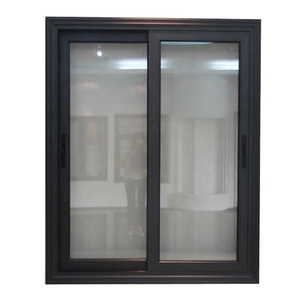 DRUET Factory Directly Supply Sliding <strong>Windows</strong> Triple Glazed Hurricane Impact <strong>Windows</strong> PVC Sliding <strong>Window</strong> - Product Image 4