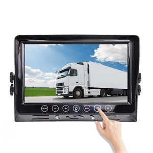 Monitor de coche de 9 pulgadas TFT AV/VGA Onput CCTV Auto retrovisor vigilancia de seguridad monitor de pantalla LCD para coche - Product Image 5