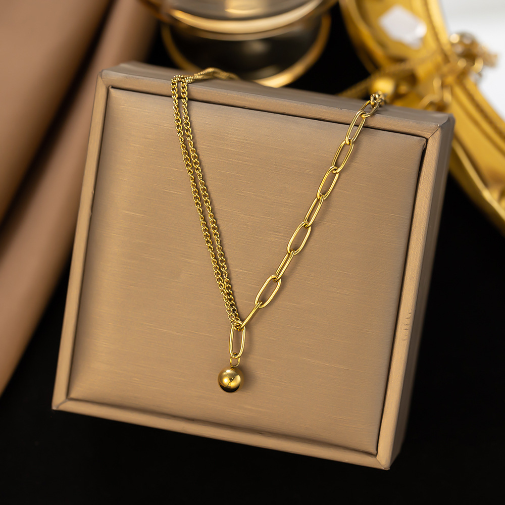 20-ah221 collier doré