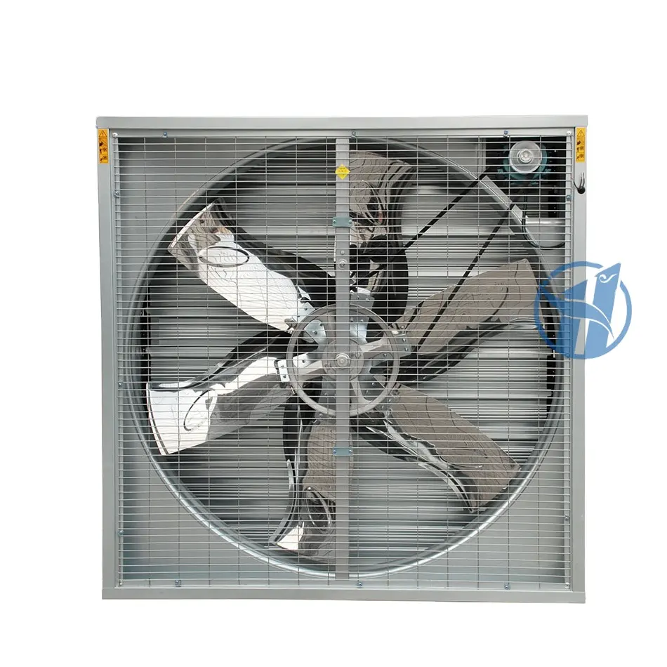 Ventilador de escape de invernadero agrícola de 50 pulgadas para ventilador de escape de ventilación axial de martillo de caída de invernadero hidropónico NFT