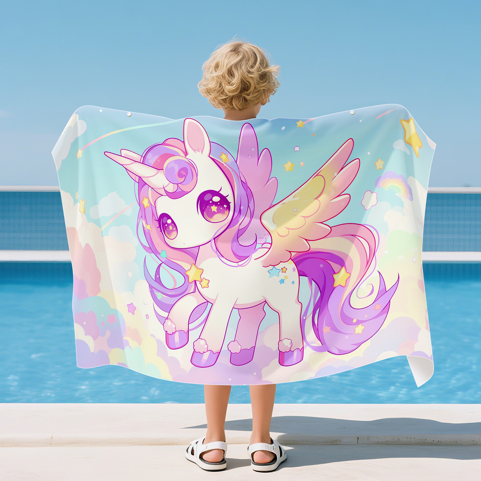 Angel unicorn-quick-dry snaps