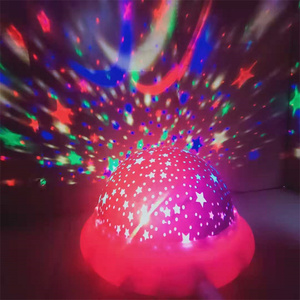 RGB Color Changing Magic Lighting <strong>Stars</strong> <strong>LED</strong> Projector Lamp Rotating <strong>Stars</strong> Moon Light Universe USB or Battery - Product Image 2