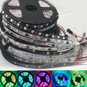 DC12V WS2811 LED piksel şerit ışık Rgb tam renkli 5050 Led şerit şerit esnek adresli dijital LED şerit 1 Ic kontrol 3 - Product Image 2