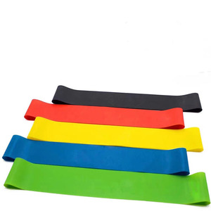 FSPG Yoga Fitness equipo de entrenamiento ejercicio látex elástico Mini banda de bucle gimnasio ejercicio resistencia bandas de bucle - Product Image 5