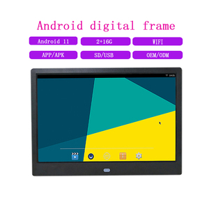 Android 11 app per il download gratuito APS 16G memory WIFI IPS 10 pollici macchina pubblicitaria con cornice digitale per foto video - Product Image 2