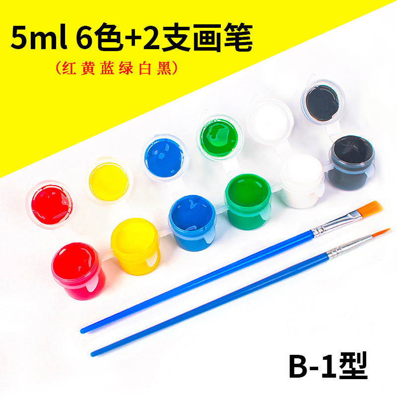 5ML, 6 colori + 2 penne (Modello A)