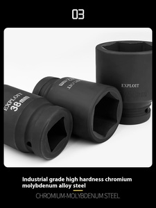 Khai Thác 3/4 inch nhiệm vụ nặng nề không khí pháo tay áo 12pcs sâu tác động ổ cắm cờ lê thiết lập tự động sửa chữa dụng cụ cầm tay - Product Image 5