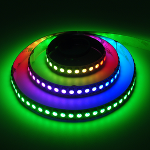 WS2812B Addressable Digital Pixel Magical Strip Light DC5V 10mm 60LEDs/meter Rgbic for Project Decoration