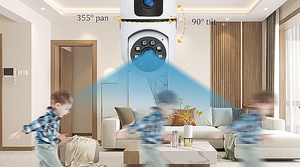 Videokamera Glühbirne 1080P Überwachungs kamerasystem mit 2,4 GHz WiFi 360 Grad Panorama Wireless Home