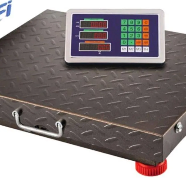 Industrial 100kg 300kg plataforma inteligente inalámbrica plataforma de pesaje báscula de piso inalámbrica