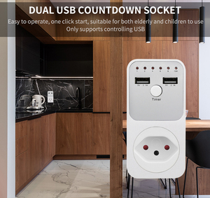 Programmier bare Single Countdown Timer-Buchse Elektrische intelligente 10HR-Buchse für USB-Schnitts telle schalter mit SW-Stecker - Product Image 3