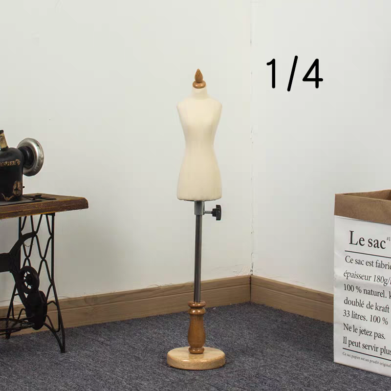 1/4 de la madera blanca (incluida la base)