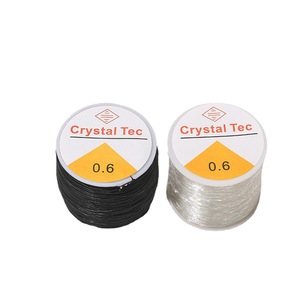 SOJI <strong>Factory</strong> Price Large Rolls 0.5MM 0.6MM 0.7MM 0.8MM 1MM Crystal <strong>Elastic</strong> Beaded <strong>String</strong> for Jewelry Making Necklace Bracelet - Product Image 6