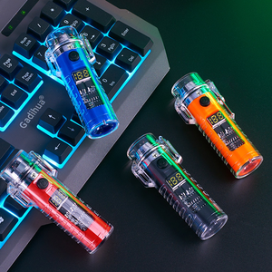 Xách tay không thấm nước bật lửa điện tử thuốc lá hút phụ kiện nhẹ hơn USB điện khói thuốc lá pha lê ARC nhẹ hơn - Product Image 5