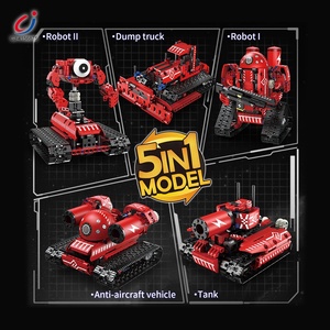 Chengji 5 in 1 pädagogische App Programmierung DIY Montage Fernbedienung Roboter Ziegel Spielzeug Roboter Baustein Sets - Product Image 3