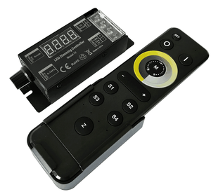 Mando de luz led inteligente con wifi, control remoto inalámbrico por rf de 2,4g, interruptor de color único cct pwm