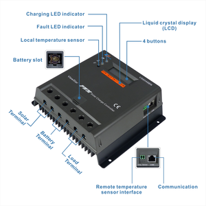 EPEVER VS BN Series 10A 20A 30A 45A 60A Muilti <strong>Functional</strong> LCD Display PWM Solar Charge <strong>Controller</strong> 12/24/36/48V <strong>Controller</strong> - Product Image 3