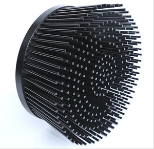 Hongyi Custom <strong>3w</strong> 5W 50 100 Watt Cnc Round Grow Headlight Led Heat Sink square Aluminum Cold Forging Pin Fin Floodlight <strong>Heatsink</strong> - Product Image 3