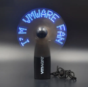Mini pantalla LED portátil, ventilador eléctrico de mano, mensaje personalizable, programable para coche, uso en Hotel al aire libre, opción española - Product Image 2