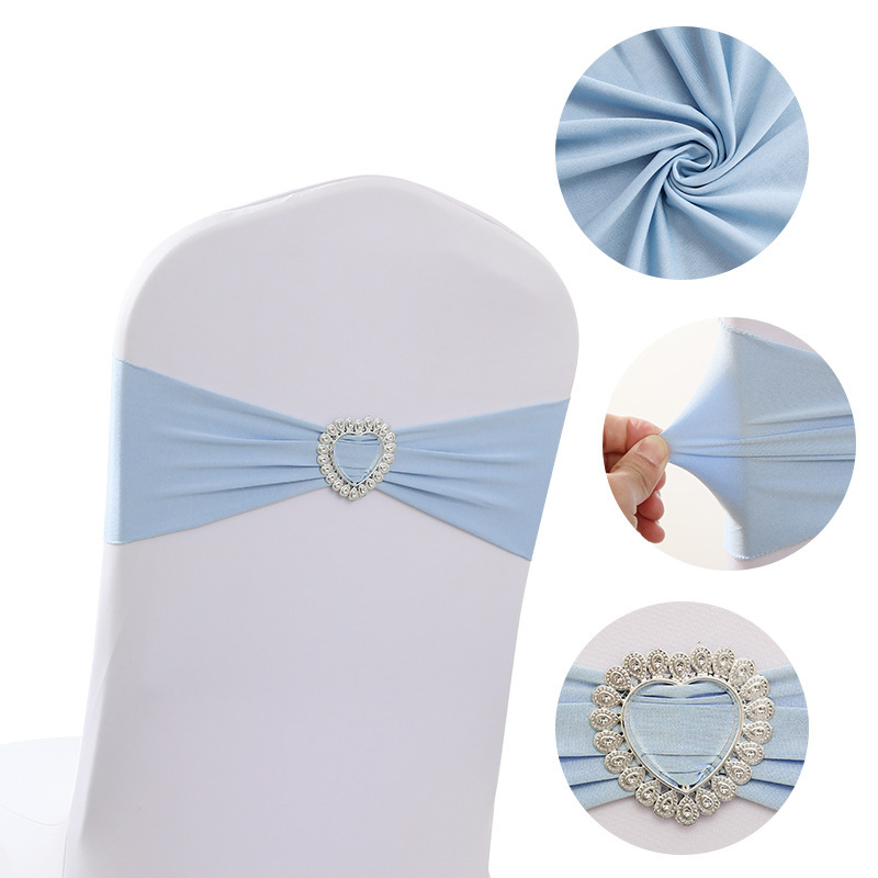 Bague-overlock en forme de coeur bleu ciel 14cm35cm