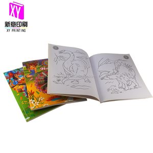 免费样品图画书蜡笔软封面着色书印刷儿童胶版印刷成人绘画书 - Product Image 5