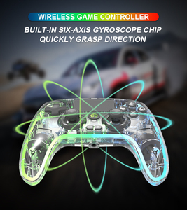 RGB LED Wireless Controller für PS4/PC BT Gamepad Hall Sensoren Joystick Eingebauter Dual Vibration Motor - Product Image 3