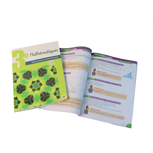 Custom Printing Recycle Mathematics Exercise Textbook in China <strong>Book</strong> Film Lamination Offset Printing Paper 70 Gsm Study 500 Pcs