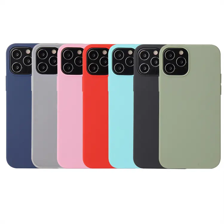 Funda de silicona para teléfono móvil Apple, carcasa a prueba de golpes para Iphone 11 12 13 Pro Max Mini 7 8 6S Plus Xr X Xs Max 5 Se