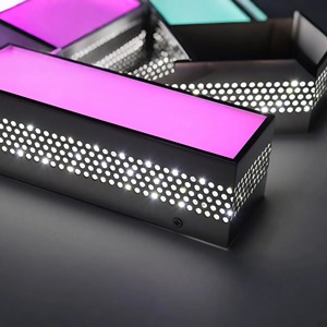 Tùy chỉnh phía trước thắp sáng đục lỗ bên kênh chữ dẫn chiếu sáng ngoài trời cửa hàng dấu hiệu cho các công ty kim loại Acrylic - Product Image 3