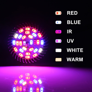 LIWEIDA28WフルスペクトルLedグローブラブライトE27GU10 5730SMD苗水耕システム用Ledスポットグローランプブルーム - Product Image 5