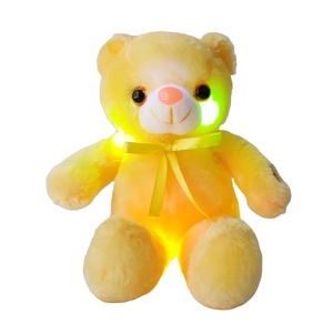 ตุ๊กตาหมีสติชแบบไล่ระดับสีมีไฟ LED เลือกได้1ชิ้น/ถุง PP สำหรับเป็นของขวัญ - Product Image 4