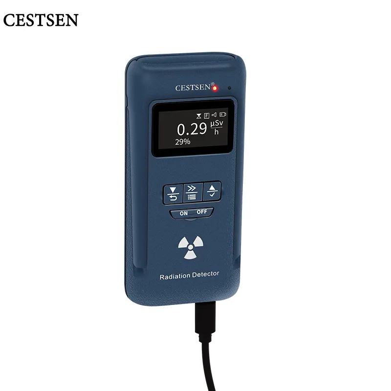 CESTSEN GM300 시리즈 휴대용 방사선 탐지기 알파, 베타, 감마 및 엑스레이 축적 된 용량 경보 가이거 카운터
