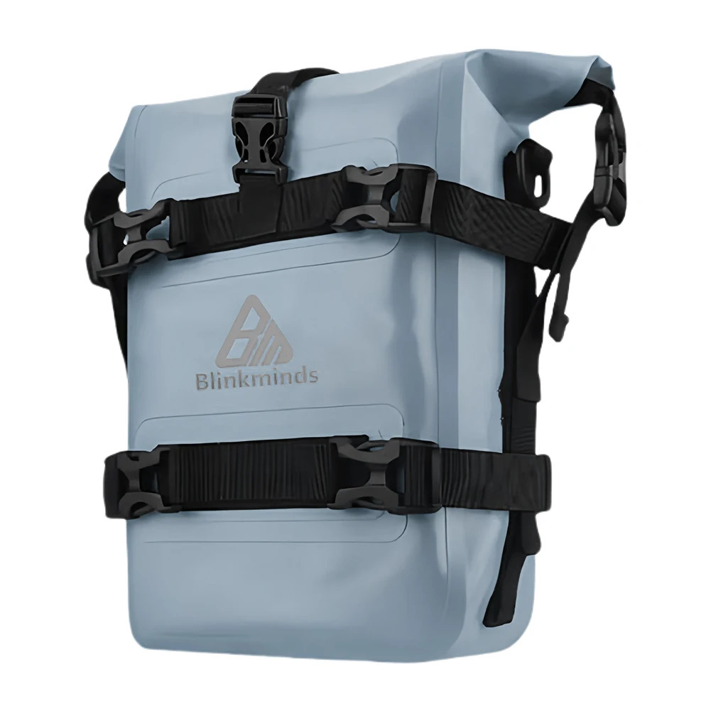 gray-triangular reflector with logo