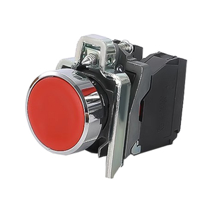 BA31 BA42 interruttore a pulsante in plastica Reset piatto momentaneo XB4 22mm pulsanti rotondi calibro 10A Max. Corrente - Product Image 3