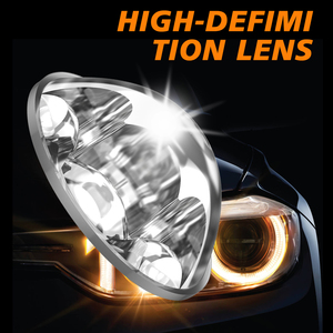 Customized 45w Low/<strong>55w</strong> Hi/74w Laser Led Fog <strong>Light</strong> Three Colors 3000k4300k6000k Flash App Control H4 Led Headlights Bulb for Car - Product Image 2