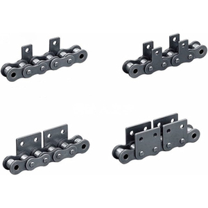 SS10B/12B eki WSA1 & WSA2 & WSK1 & WSK2 ve çelik dişlileri ile paslanmaz çelik kısa pitch konveyör zinciri özelleştirilmiş - Product Image 3