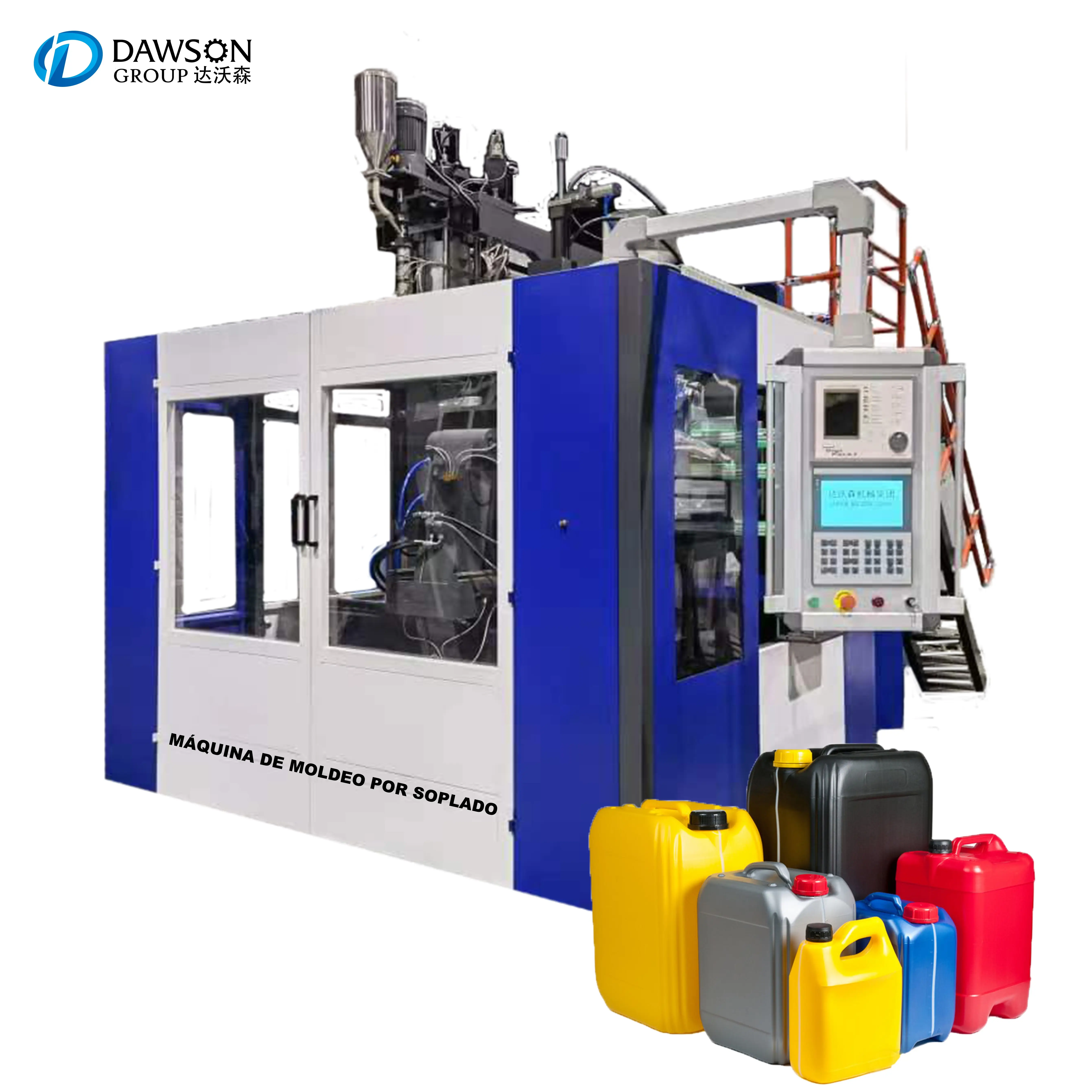 Voll automatische 20-Liter-Kanister mit doppelter 3-Lagen-Extrusions-HDPE-Formkunststoff 20-Liter-25-Liter-Kanistflaschen-Blasformmaschine