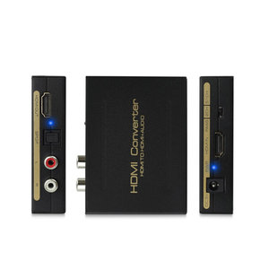 HDMI to HDMI Loop-out with Optical SPDIF and RCA Audio Extractor Converter <strong>HD</strong> Audio Splitter Decoder 5.1 DTS