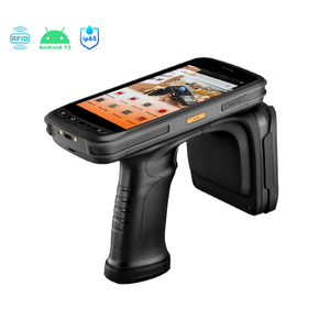 UHF RFID reader a lungo raggio pda palmare per smartphone cellulare Android 256MB 8000 mAh 5G pdas terminale di raccolta dati - Product Image 1