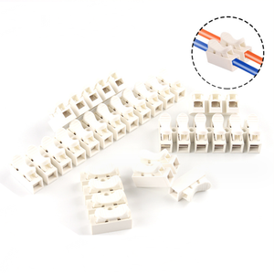 CH-1 CH-2 CH-<span class=keywords><strong>3</strong></span> CH-4 CH-5 CH-6 lâmpada conector de fio de 2 posições conector de mola rápida tipo bloco de terminais de encaixe