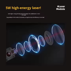 Nuovo stato automatico SLA 3D stampante Laser carbonio resina per colata dentale e prodotti industriali con pregevole fattura - Product Image 3