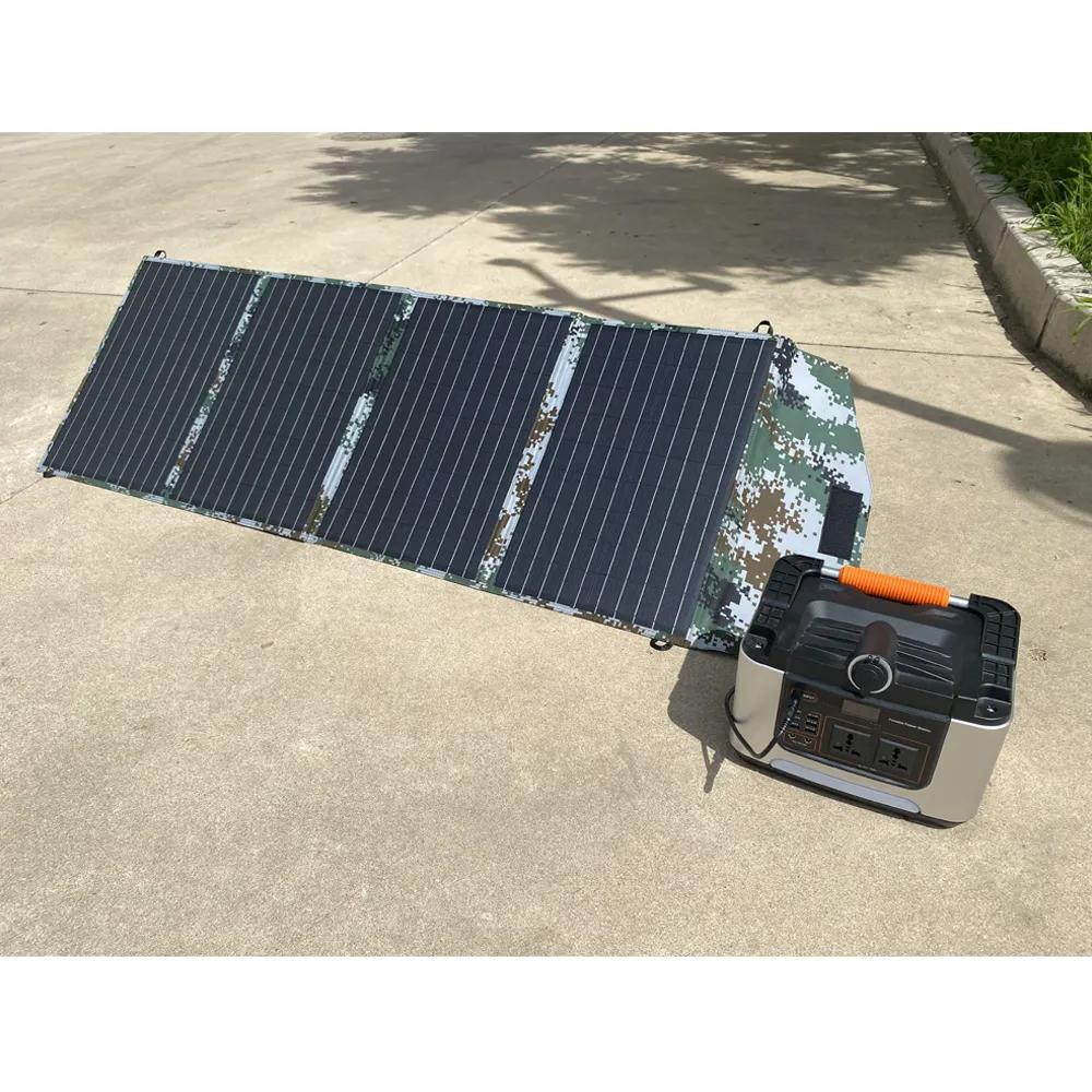 Pangune यात्रा डेरा डाले हुए उपयोग पोर्टेबल निविड़ अंधकार foldable तह सौर पैनल बैग 100w