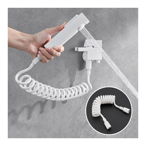 Yeni Minimalist taşınabilir bide seti Shattaf ile püskürtme tabancası kolay kullanımlı PVC tuvalet kızarma bide musluk mutfak ve otel için - Product Image 1