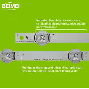 TV <strong>LED</strong> Backlight Strip LG Innotek DRT 3.0 42&quot;_A/B Type 6916L-1956B/1957B for LG 42 INCHES 4LED+4LED 6V 4pairs/set - Product Image 3