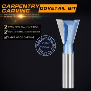 Router Bits TIDEWAY LC0303 Dovetail Bit Woodworking Tools Mata Router Bit Tools and Hardware Diamond Milling <strong>Cutter</strong> - Product Image 3