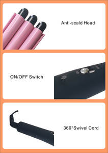 Phenitech Waver Lockens tab Lockens tab Locken wickler mit schnellem Aufheizen-Crimper Wand Locken wickler für alle Haar typen - Product Image 4