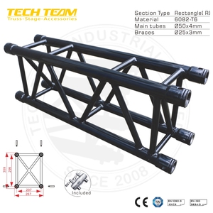 D36-R โครงถักสี่เหลี่ยมผืนผ้า,โครงหลังคาแบบวงกลม,นั่งร้านแสงเวที - Product Image 4