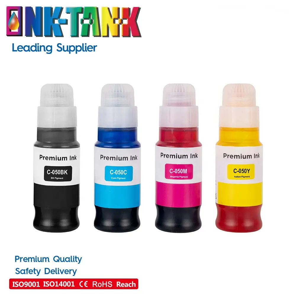 INK-TANK PFI-050 PFI050 PFI 050 bottiglia compatibile con colori Premium ricarica a base d'acqua inchiostro pigmentato per stampante Canon TC-20