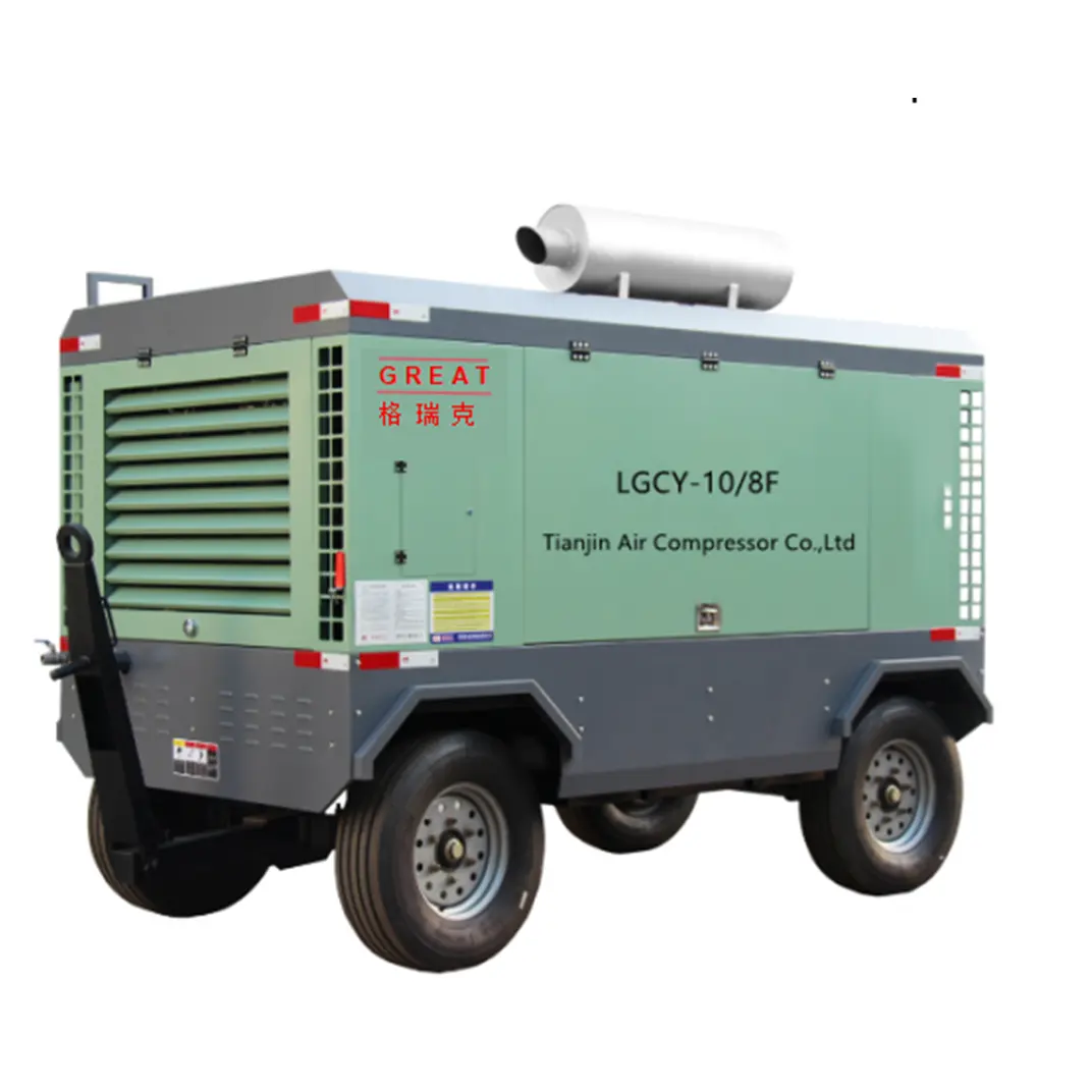 LGCY-13/8F 8bar 13m3/min 459cfm china fez Yuchai motor diesel portátil compressor de ar parafuso industrial